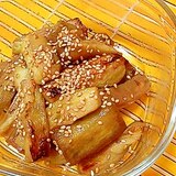 フライパンで簡単♪ゴマ油風味の焼きナス♪